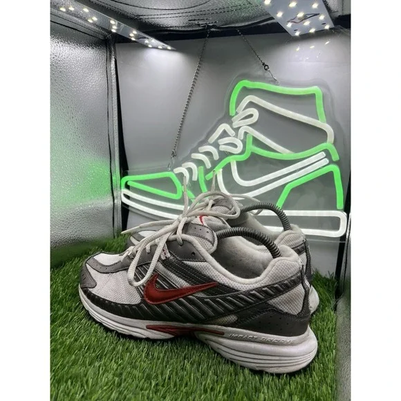 Nike Dart IV Running Shoes White Gray Red Womens Size 9.5 313801-162 - Picture 3 of 9